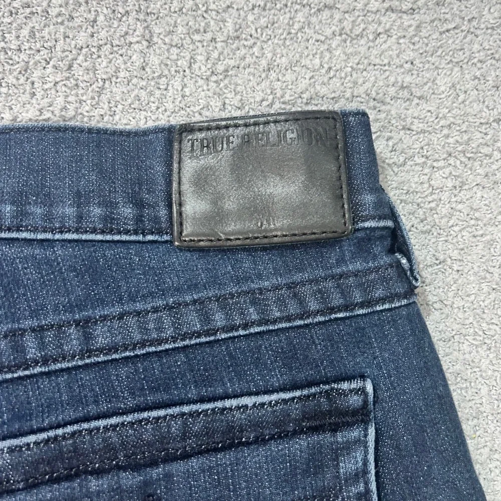 True‎ Religion Jeans Ricky Relaxed Straight 38 Dark Wash Y2K Streetwear USA Made